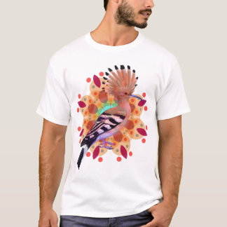 Colourful Hoopoe Bird T-Shirt