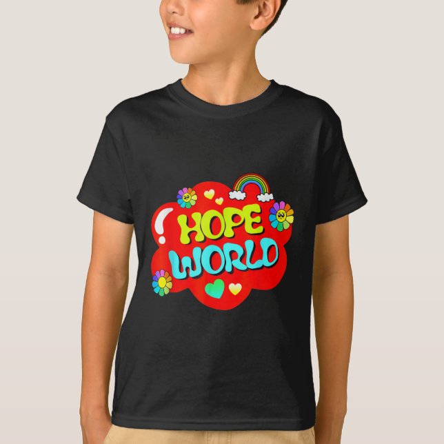 Colourful Hope World  T-Shirt (Front)