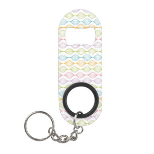 Colourful horizontal ogee pattern