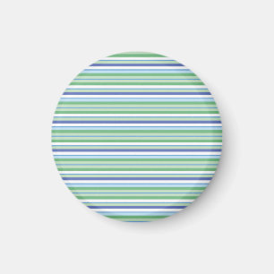 Colourful horizontal stripes magnet