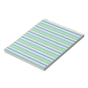 Colourful horizontal stripes notepad