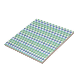 Colourful horizontal stripes tile