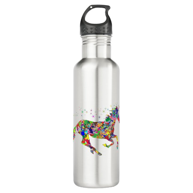 Colourful Horse 710 Ml Water Bottle (Front)