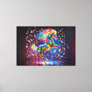 Colourful Horse Canvas Print
