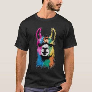 Colourful Horse Design  T-Shirt