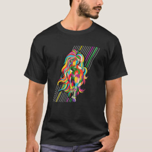Colourful Horse Equestrian Stable Horses Lover T-Shirt