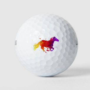 Colourful Horse Golf Balls
