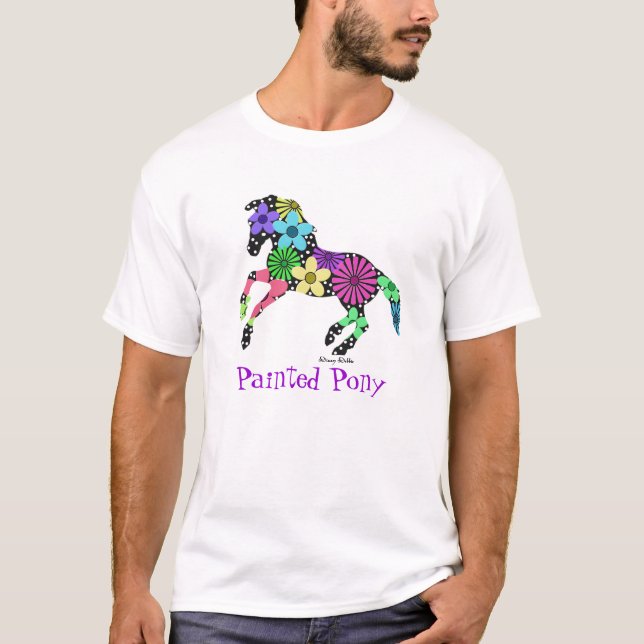 Colourful Horse T-shirt (Front)
