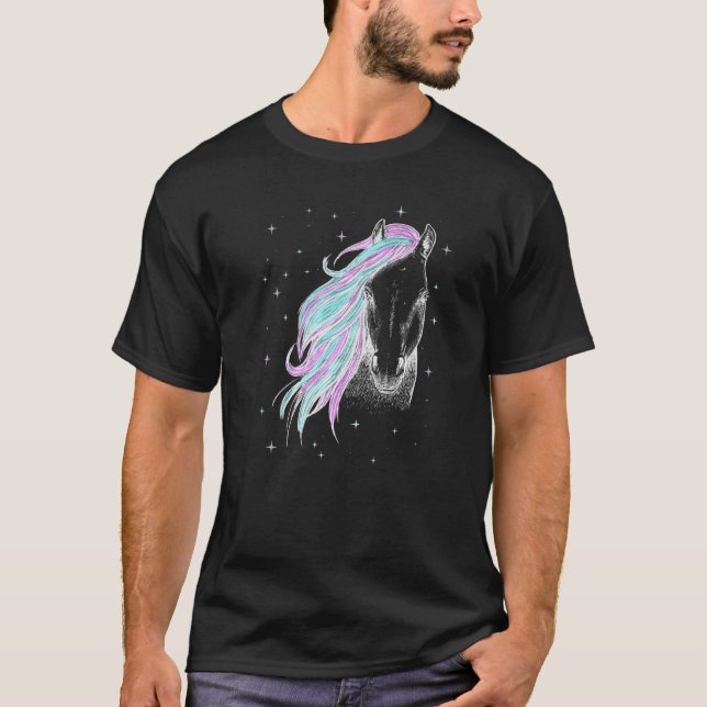 Colourful Horse T-Shirt (Front)