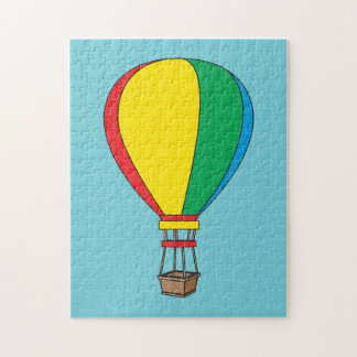 Colourful Hot Air Balloon Jigsaw Puzzle