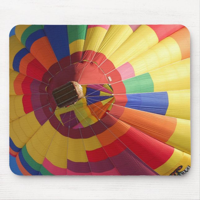 Colourful Hot Air Balloon Mouse Mat (Front)