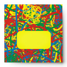 Colourful hot mess blast multi colour splash rainb