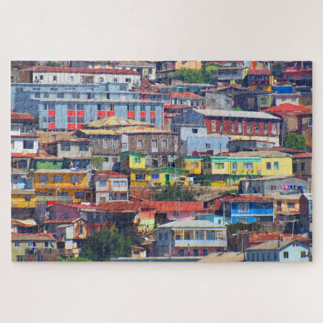 colourful houses jigsaw puzzle (Horizontal)