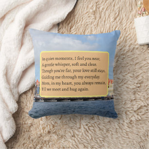Colourful Houses of Willemstad, Curacao Miss My Mu Cushion