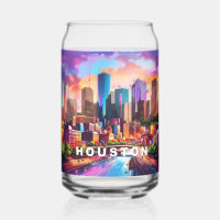 Colourful Houston Skyline