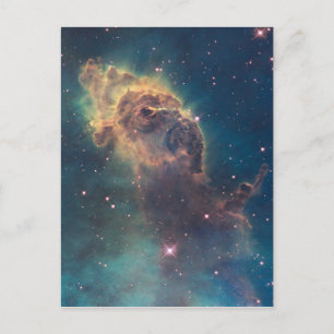 Colourful Hubble Space Telescope Carina Nebula Postcard