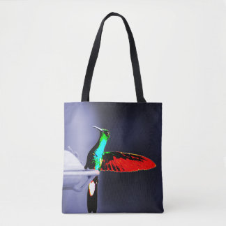 Colourful Hummingbird Tote Bag