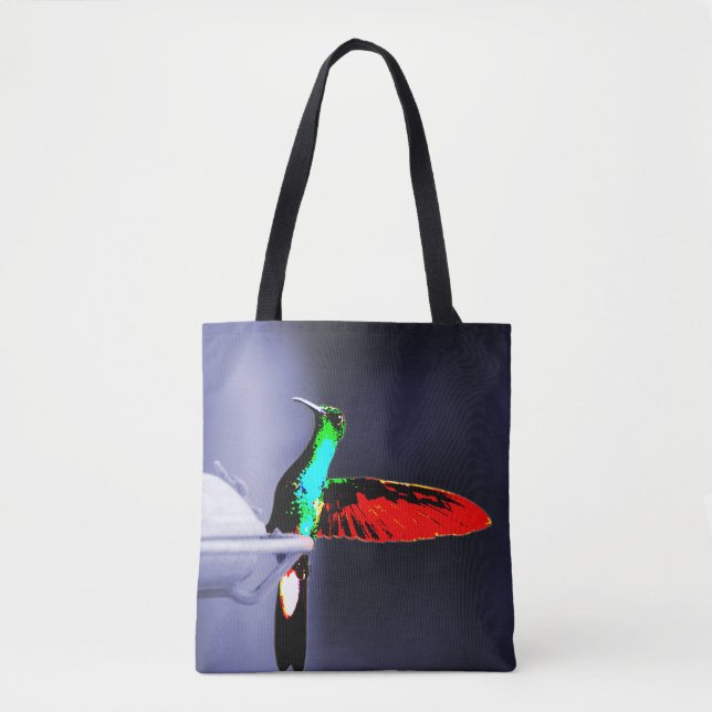 Colourful Hummingbird  Tote Bag (Front)