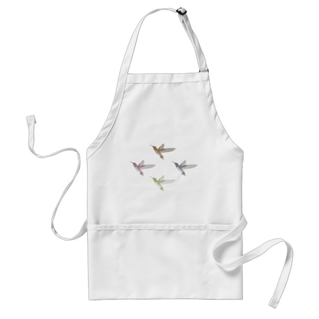 Colourful Hummingbirds Standard Apron (Front)