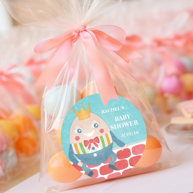 Colourful Humpty Dumpty Baby Shower Stickers (Creator Uploaded)