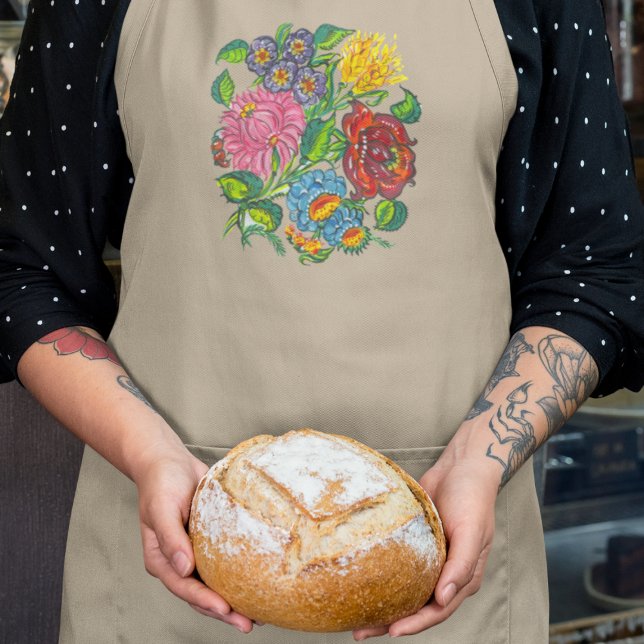 colourful hungarian flowers  standard apron (Creator Uploaded)