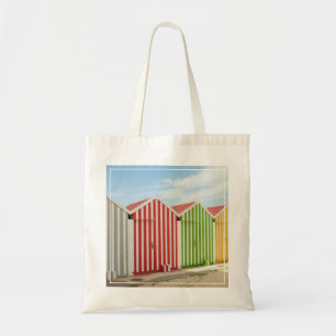 Colourful Huts On Beach Tote Bag