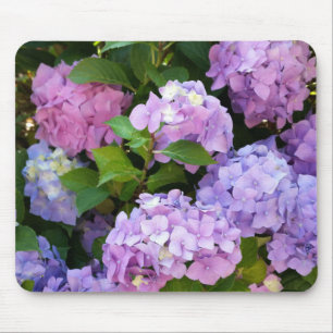 colourful hydrangea mouse mat