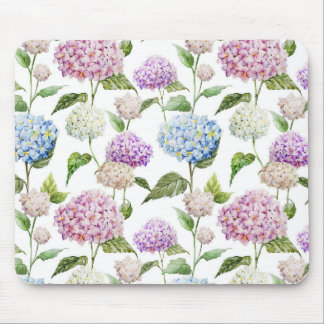 Colourful Hydrangea Mouse Pad