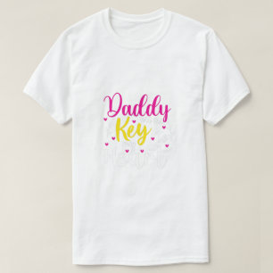 Colourful 'I Love You Daddy' graphic with a mustac T-Shirt