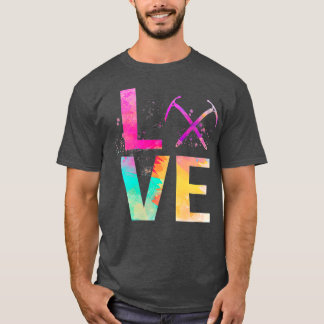 Colourful Ice Climbing Mum Gifts Ice Climbing T-Shirt