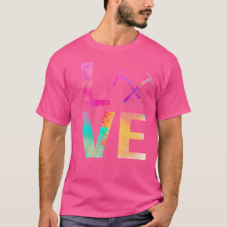 Colourful Ice Climbing Mum Ice Climbing T-Shirt