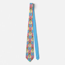 Colourful Ice Cream Neck Tie