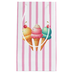 Colourful Ice cream Small Gift Bag
