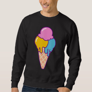 Colourful Ice Cream Summer For Kids Kids Clothes Sweatshirt