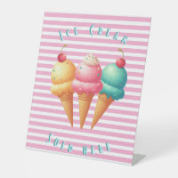 Colourful Ice cream sweet shop