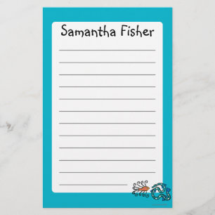 Colourful Illustrated Fish Friends Stationery