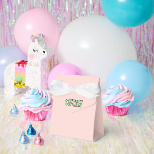 Colourful Illustrative Birthday Party  Favour Box