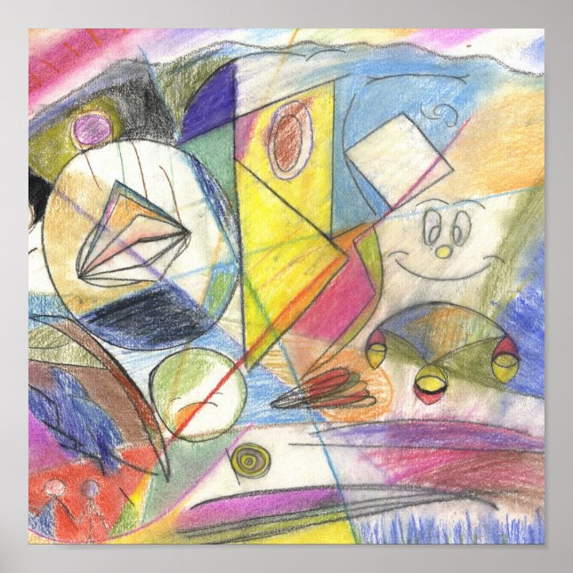 colourful image poster (Front)