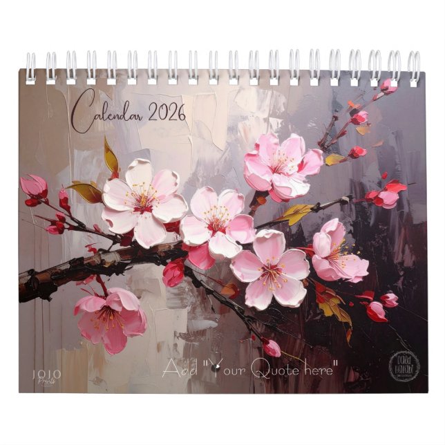 Colourful Impasto Art Calendar (Cover)