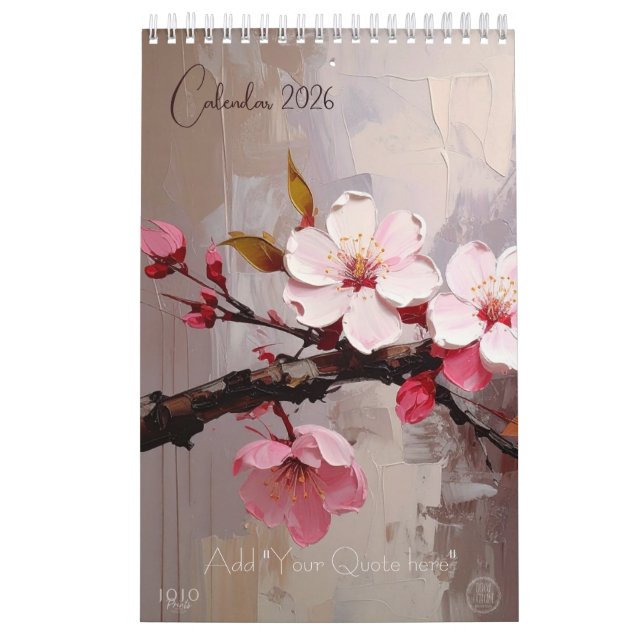 Colourful Impasto Art Calendar (Cover)