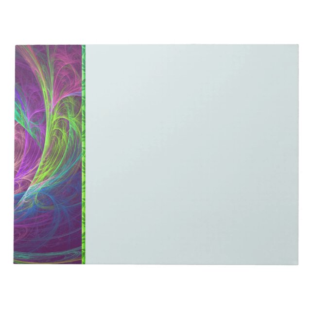Colourful Infinity Notepad (Front)