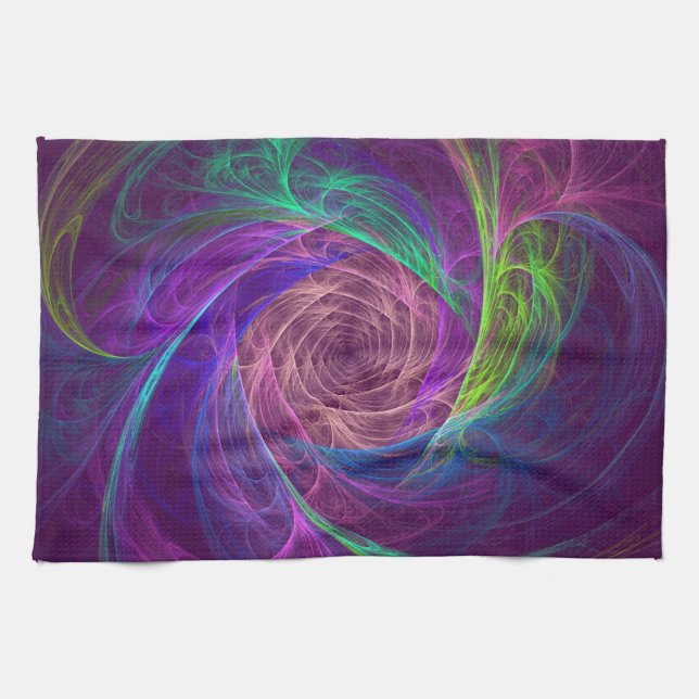 Colourful Infinity Tea Towel (Horizontal)