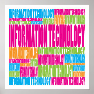 Colourful Information Technology Poster