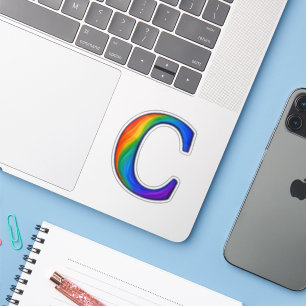 Colourful Initial Alphabet Letter C
