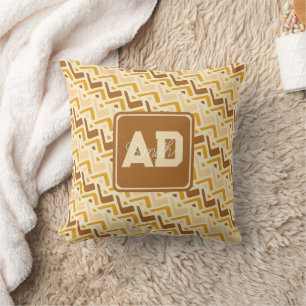 Colourful Initial Rose Keepsake Pillow