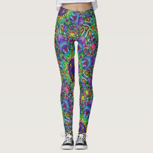 Colourful Ink Art for your legs! Leggings