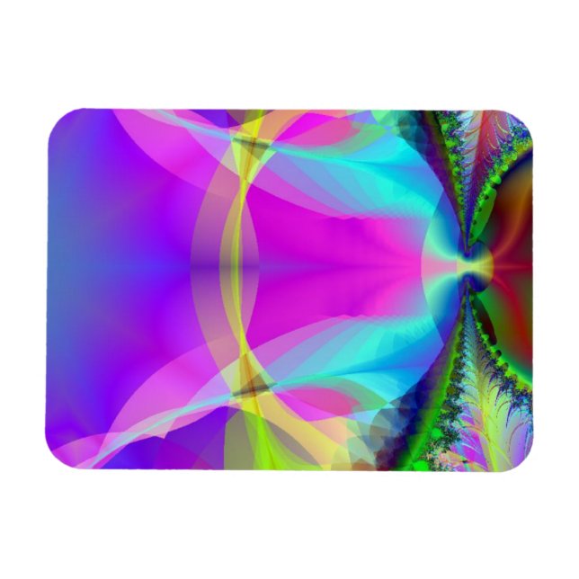 Colourful Inner Circle Magnet (Horizontal)