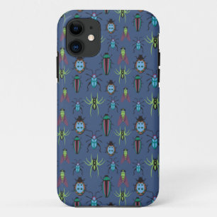 Colourful Insect Pattern iPhone 11 Case