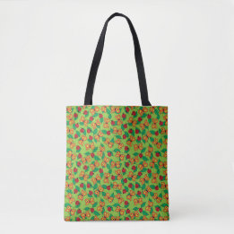 Colourful Insects, Butterflies and Ladybugs Tote Bag