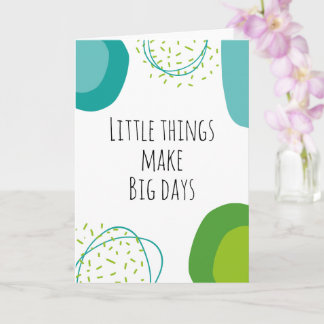 Colourful Inspirational And Motivational Quote Card